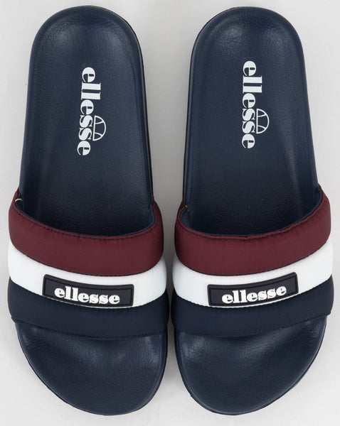 Ellesse Trata Slide Navy/White/Burgundy