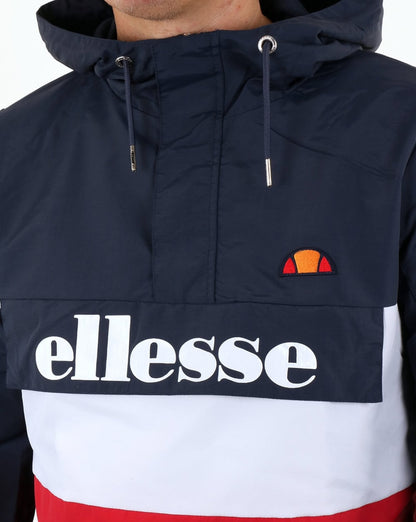 Ellesse Tri Color Overhead Jacket Navy-White-Red