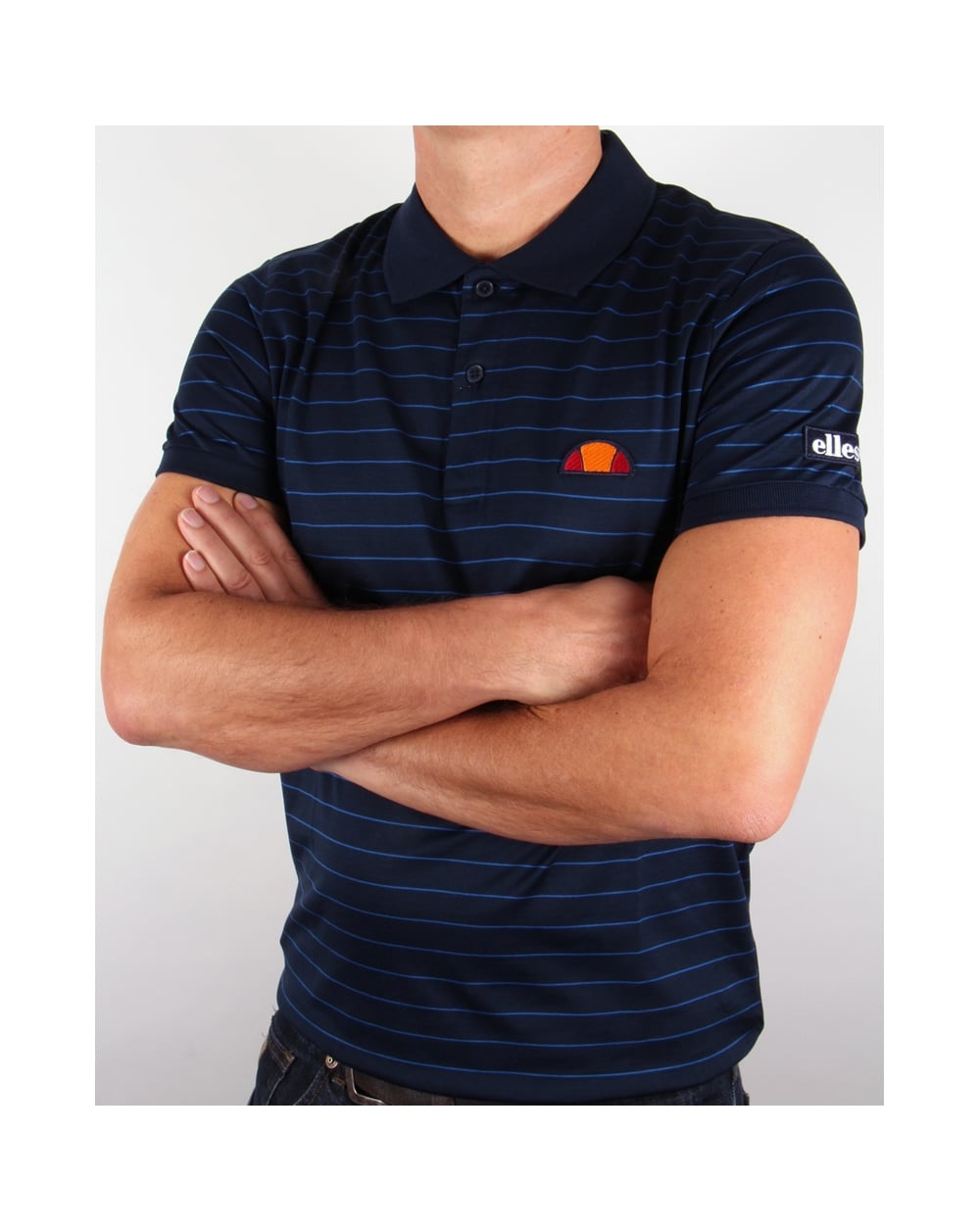 Ellesse Triesti Polo Shirt Navy