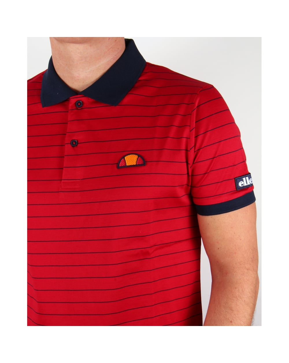 Ellesse Triesti Polo Shirt Red