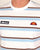 Ellesse Triple Striped T Shirt White/Sky/Orange