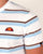 Ellesse Triple Striped T Shirt White/Sky/Orange