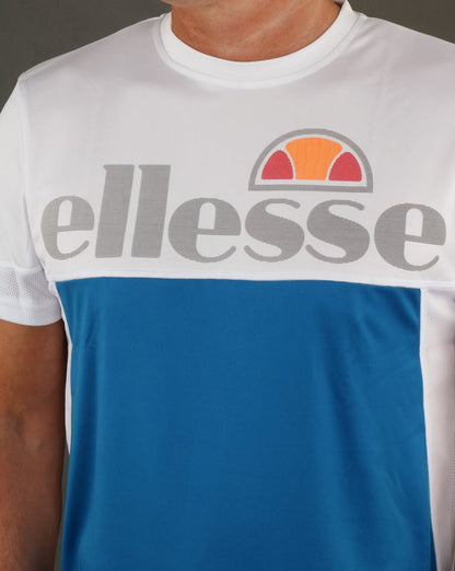 Ellesse Triton T Shirt Imperial Blue/White