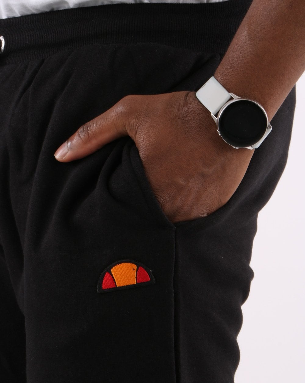 Ellesse Twin Badge Jog Pants Black