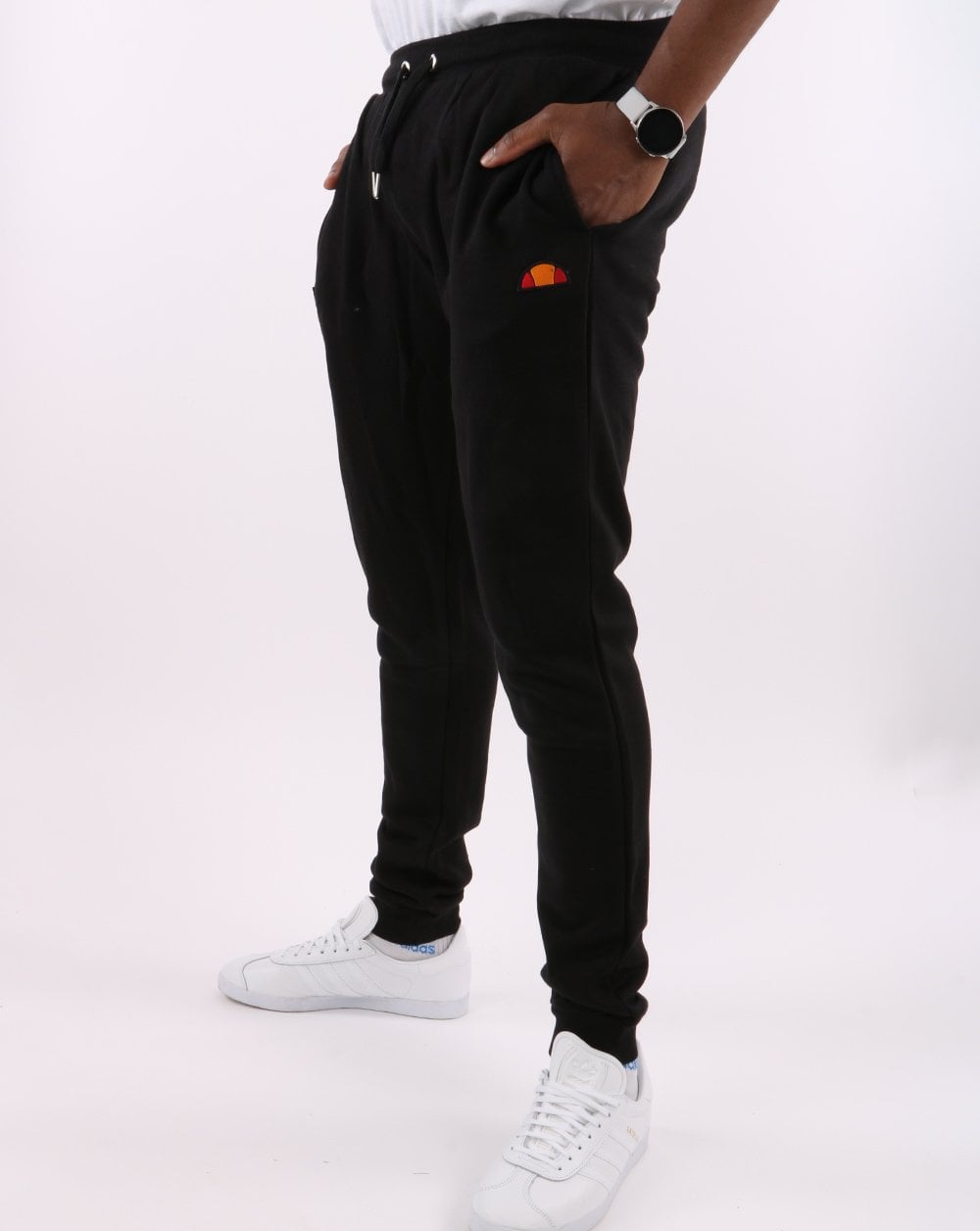 Ellesse Twin Badge Jog Pants Black