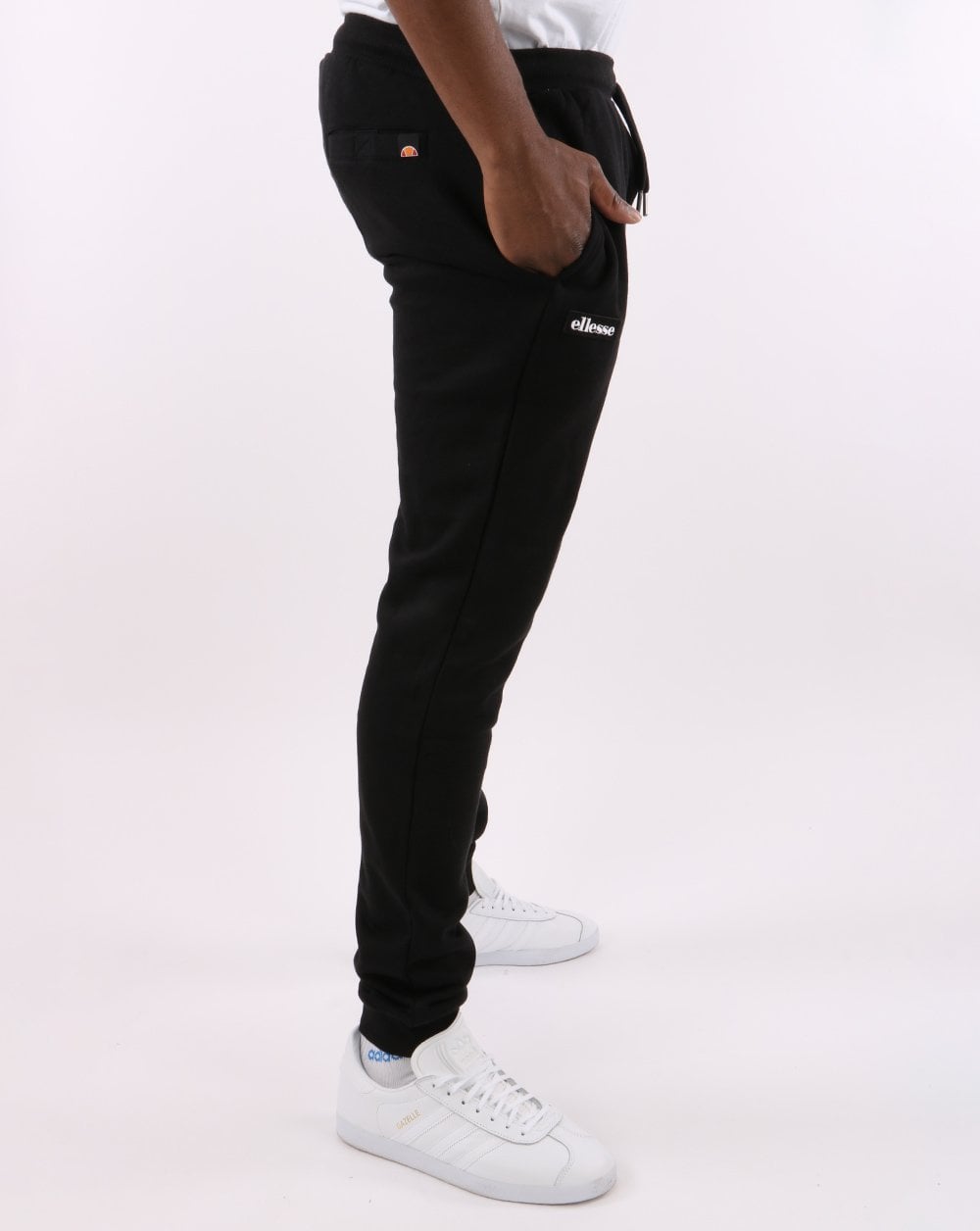 Ellesse Twin Badge Jog Pants Black