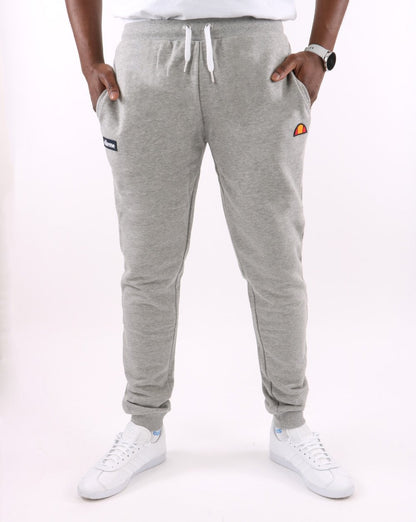 Ellesse Twin Badge Jog Pants Grey Marl