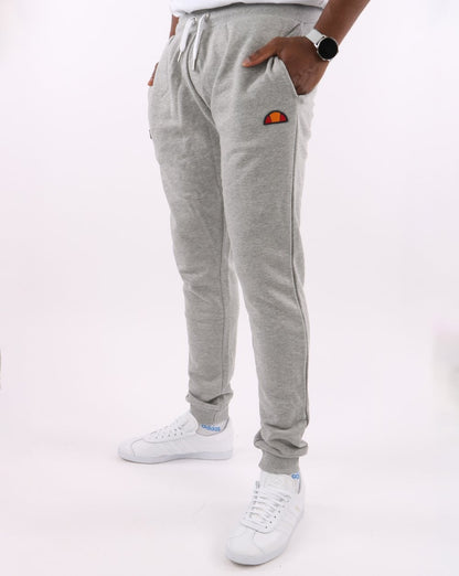 Ellesse Twin Badge Jog Pants Grey Marl