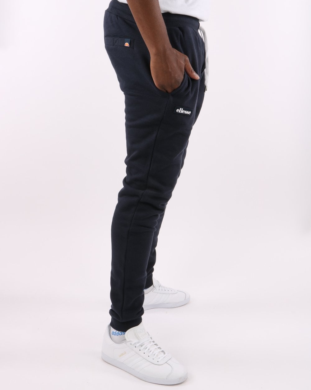 Ellesse Twin Badge Jog Pants Navy
