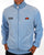 Ellesse Velour Gene Track Top Sky Blue