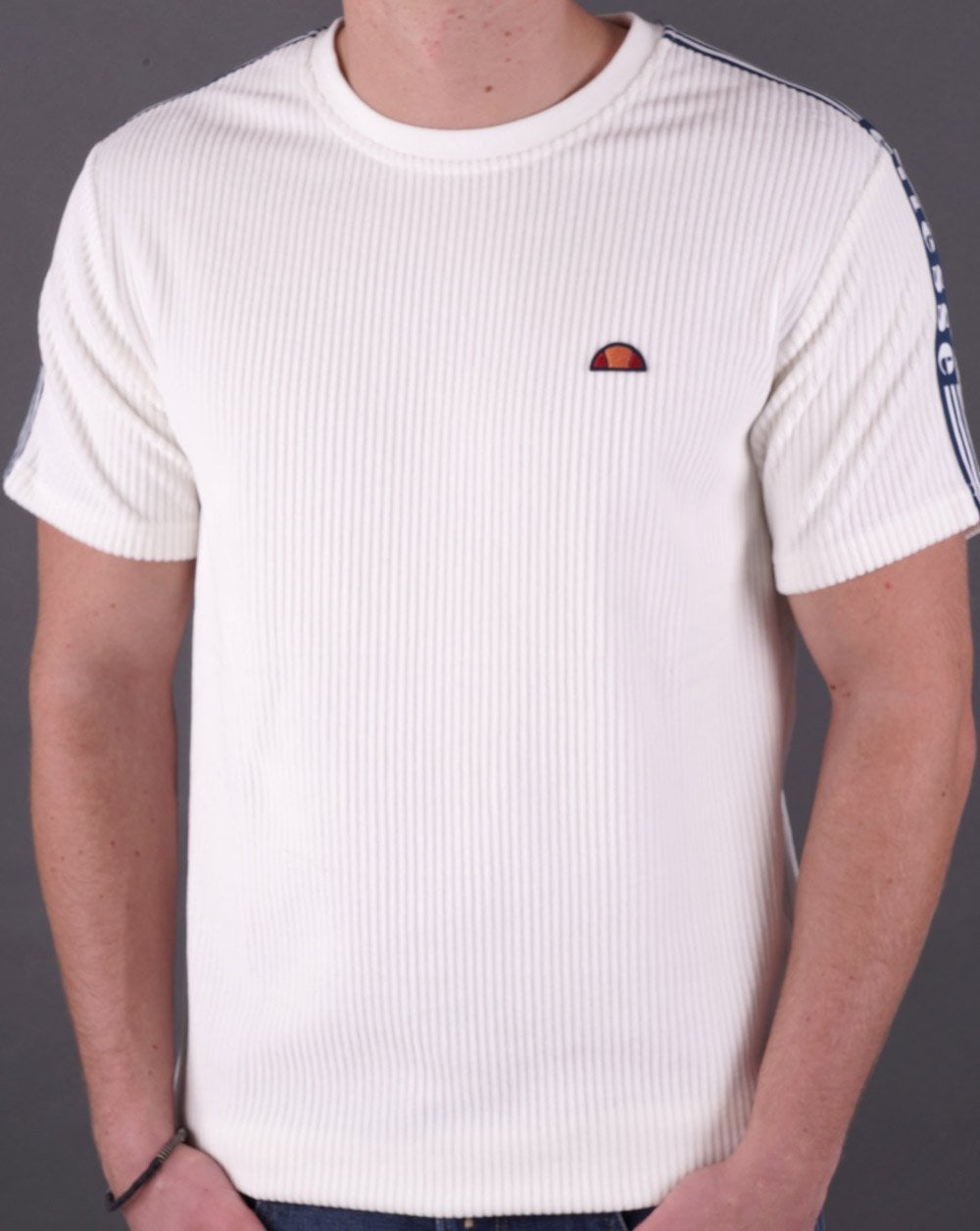 Ellesse Velour Madori T Shirt Off White