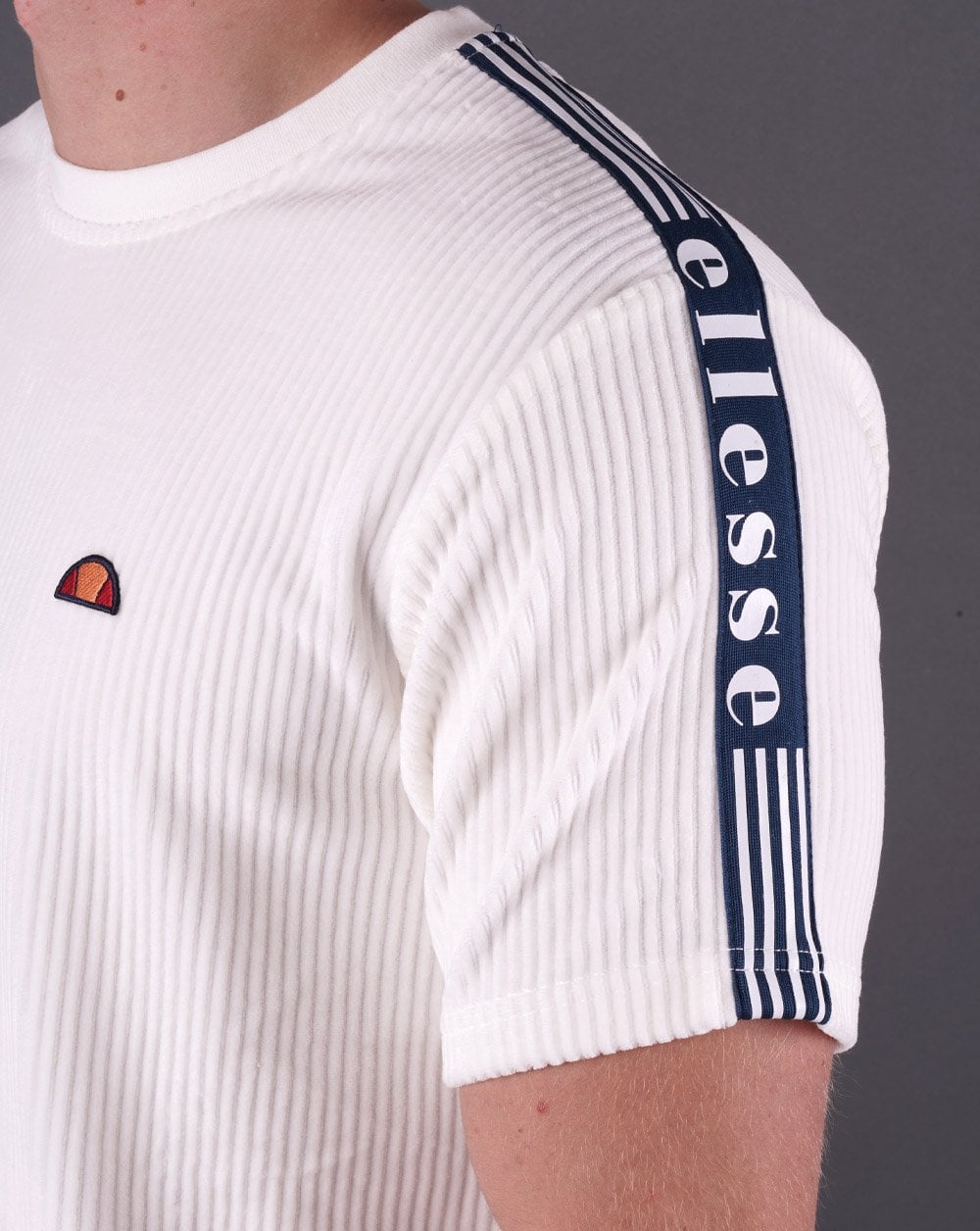 Ellesse Velour Madori T Shirt Off White