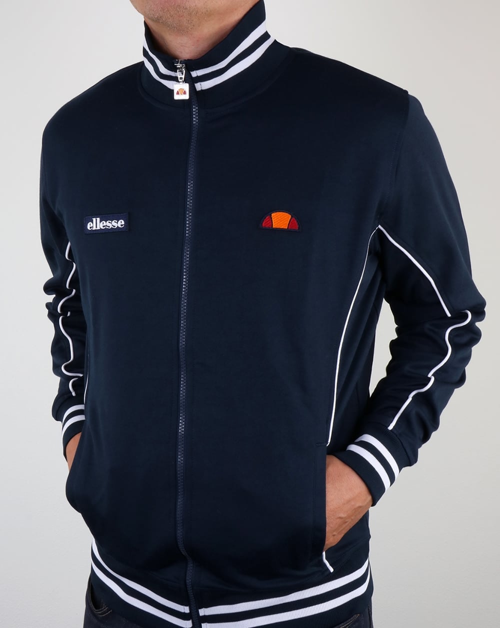 Ellesse Vilas Milan Track Top Navy