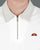 Ellesse Zip Polo Shirt Cream