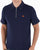 Ellesse Zip Polo Shirt Navy