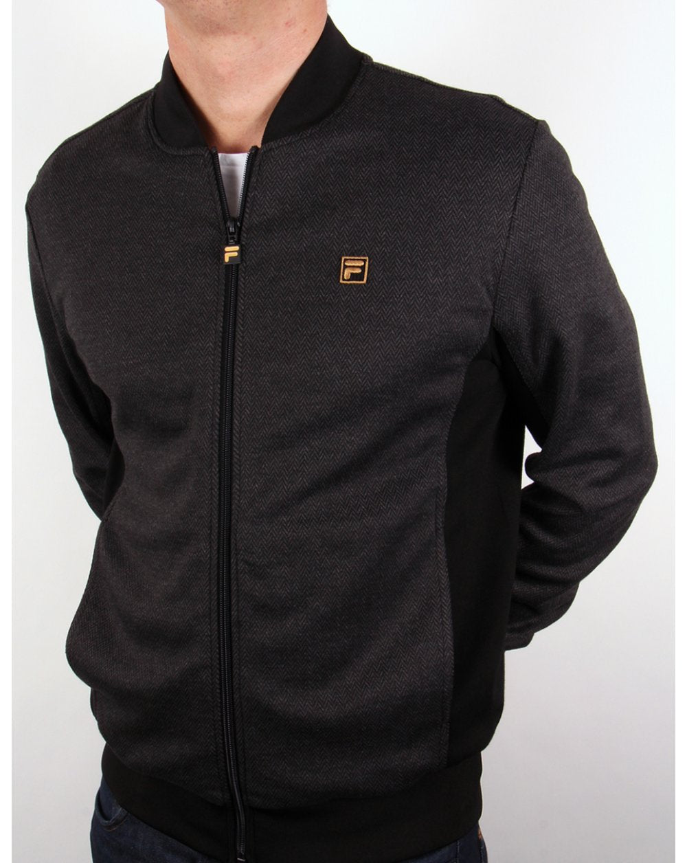 Fila Gold Belfiore Track Top Herringbone