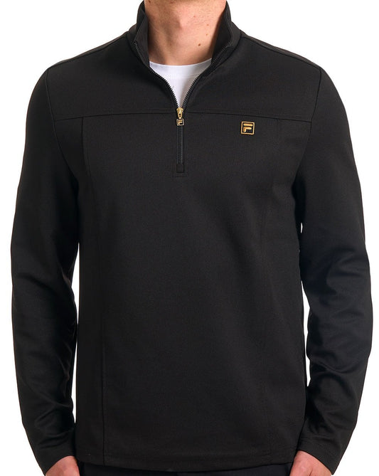 Fila Gold Fila Gold Hogan 1/4 Zip Top Black