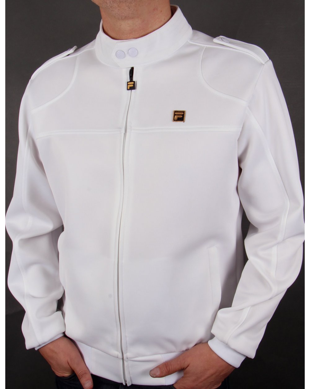 Fila Gold Indianapolis Track Top White