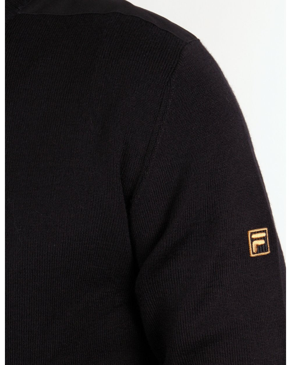 Fila Gold Matador Knitted Zip Up Black