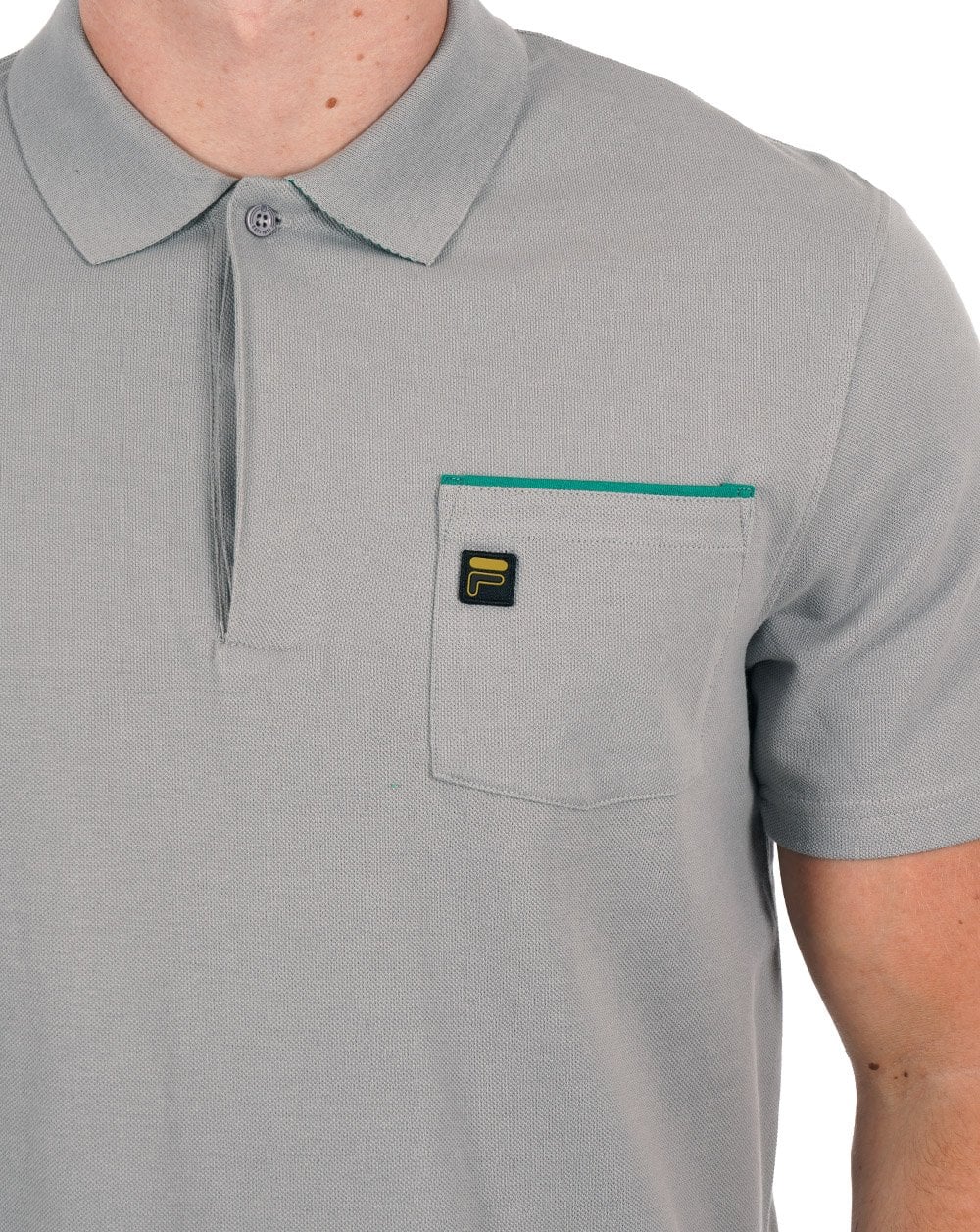 Fila Gold Polo Shirt Grey