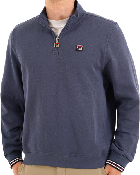 Fila Vintage 1/4 Zip Sweat Vintage Navy