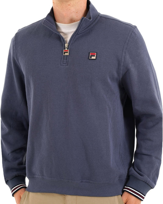Fila Vintage Fila Vintage 1/4 Zip Sweat Vintage Navy