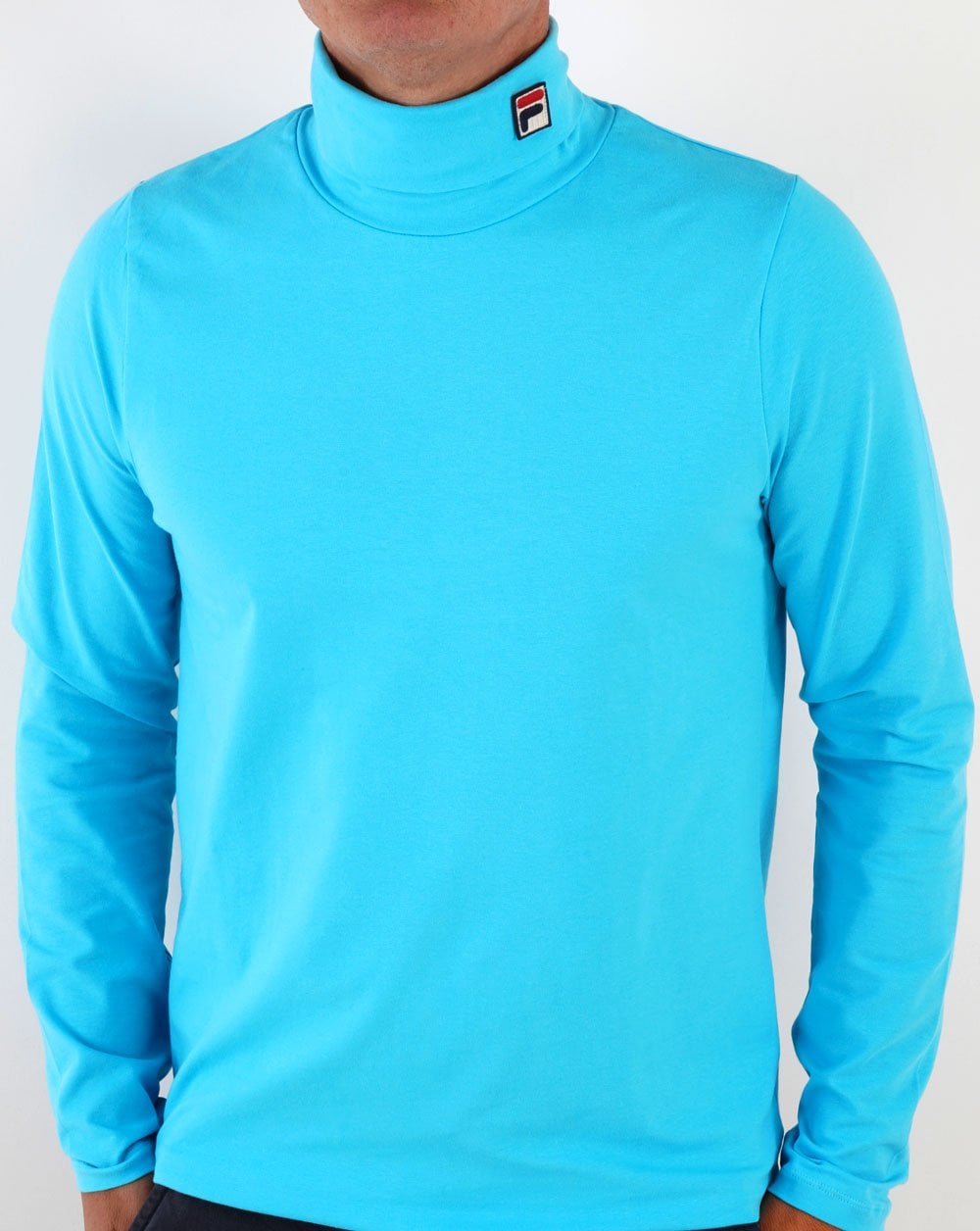 Fila Vintage 19th Roll Neck Aqua Blue