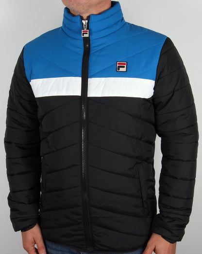 Fila Vintage 80s Ski Jacket Black/Blue