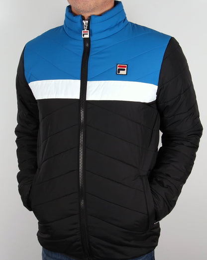 Fila Vintage 80s Ski Jacket Black/Blue