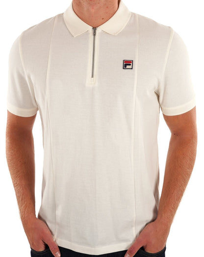Fila Vintage Anton Polo Shirt Gardenia