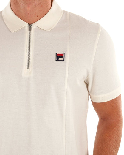 Fila Vintage Anton Polo Shirt Gardenia