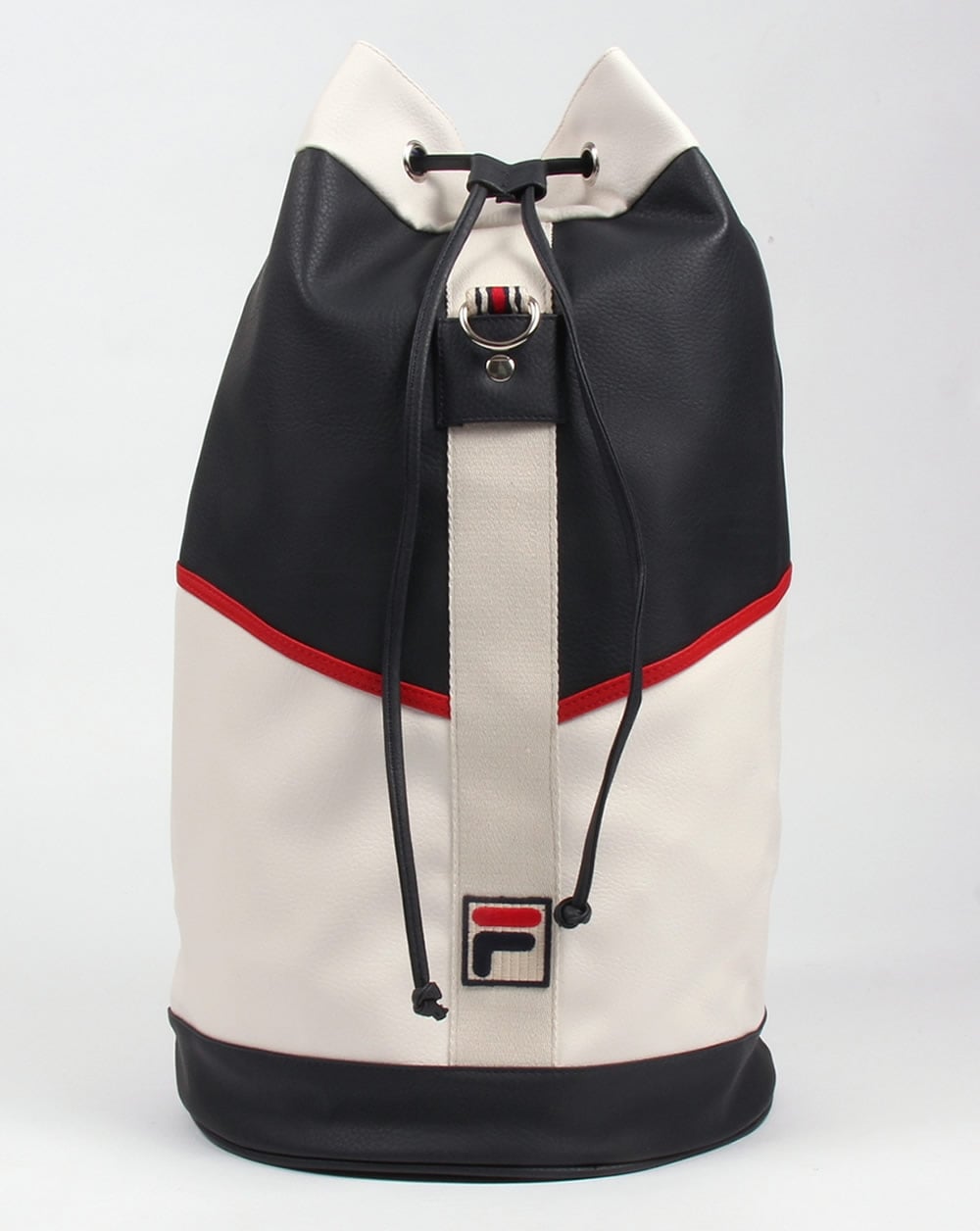 Fila Vintage Biago Duffle Bag Navy/White