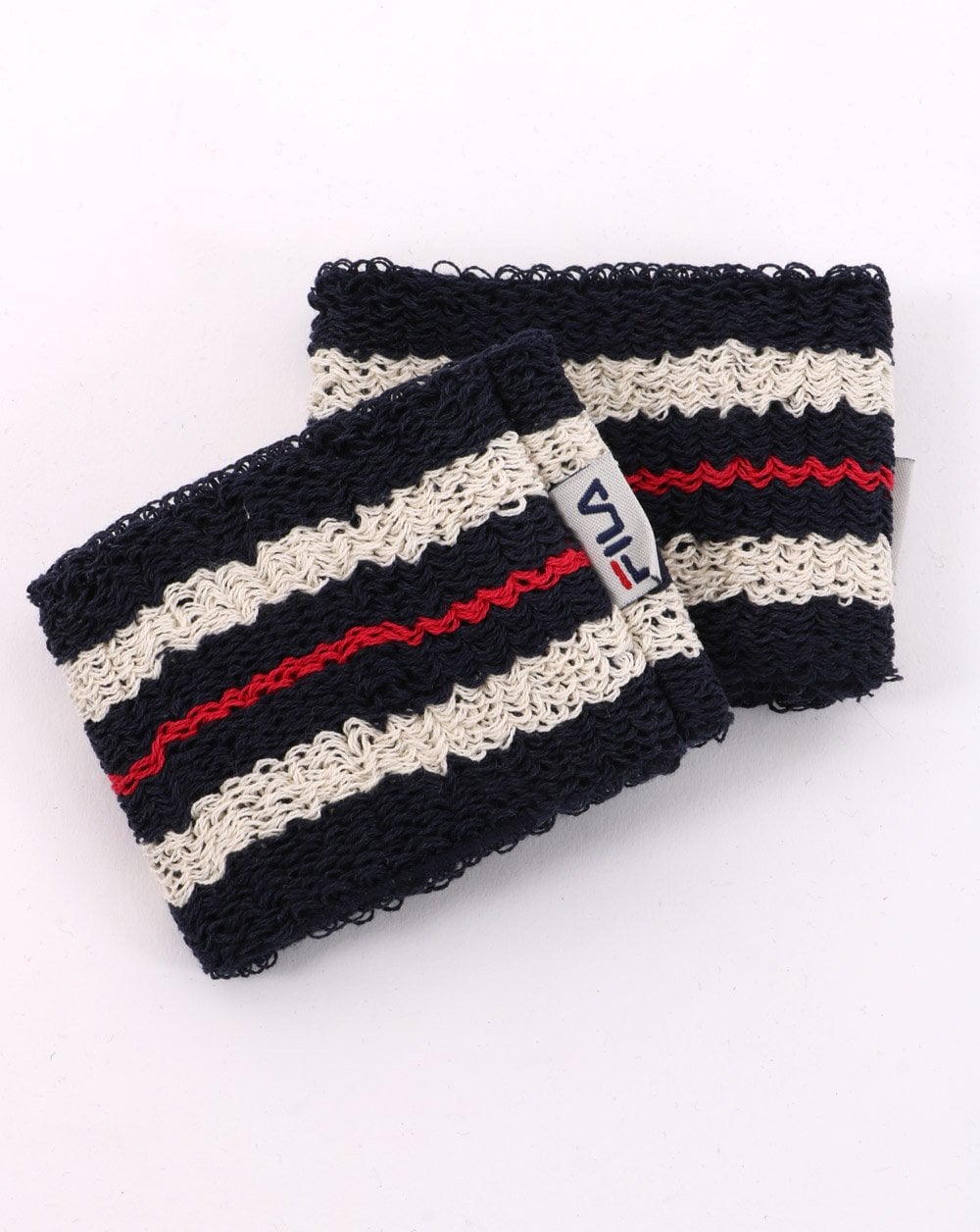 Fila Vintage Borg Sweatband Double Pack Navy