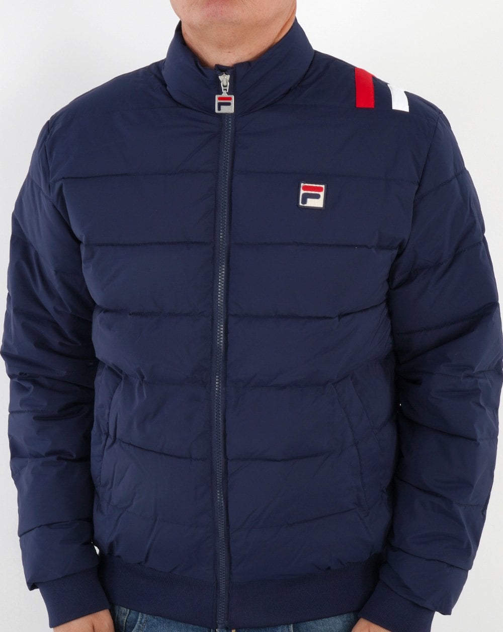 Fila Vintage Brody Puffer Jacket Navy