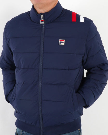 Fila Vintage Brody Puffer Jacket Navy