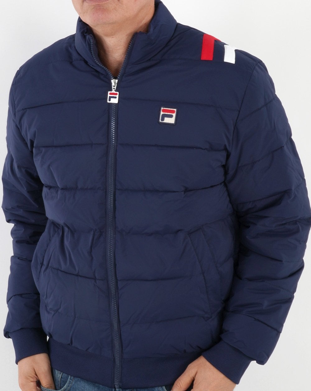 Fila Vintage Brody Puffer Jacket Navy