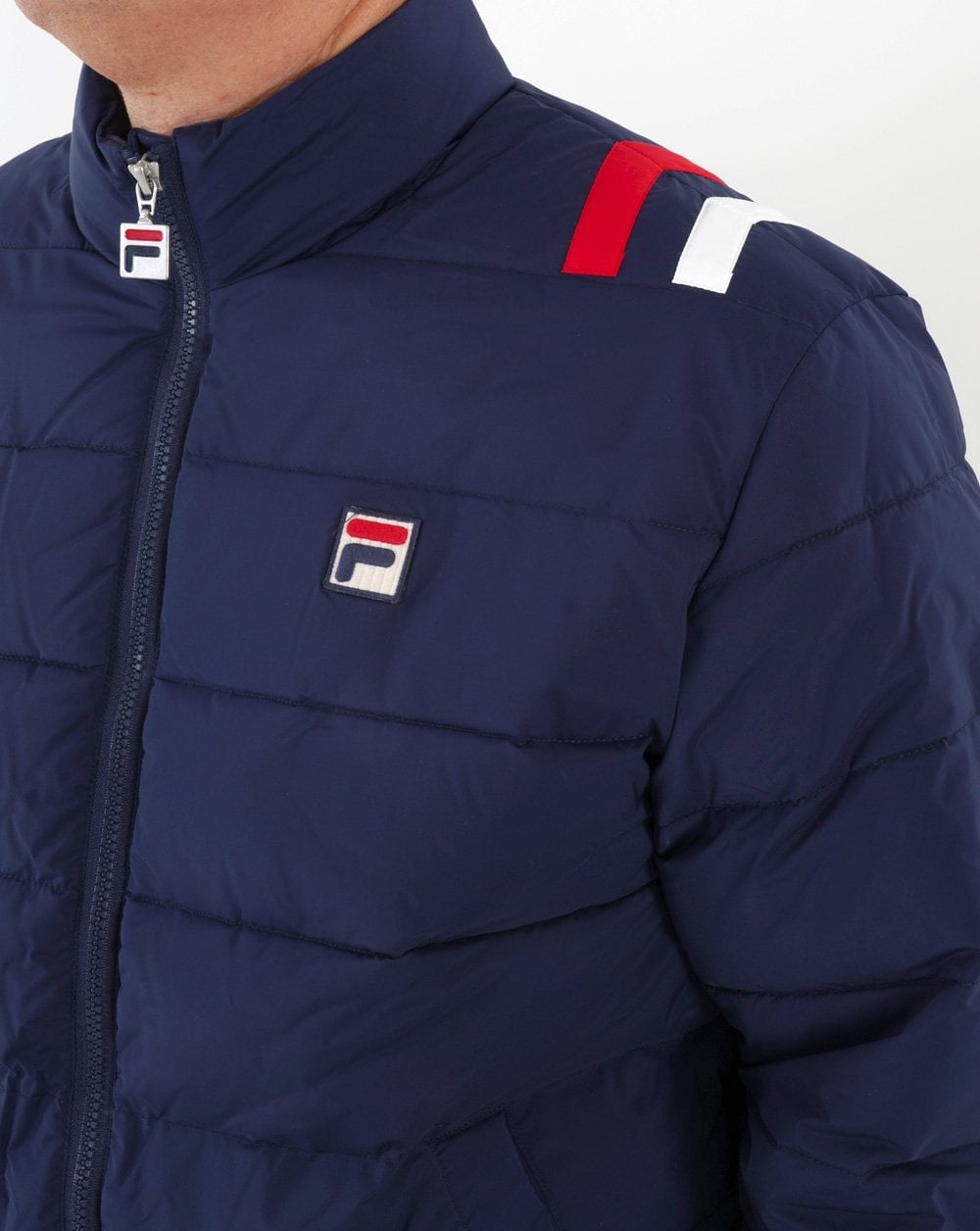 Fila Vintage Brody Puffer Jacket Navy