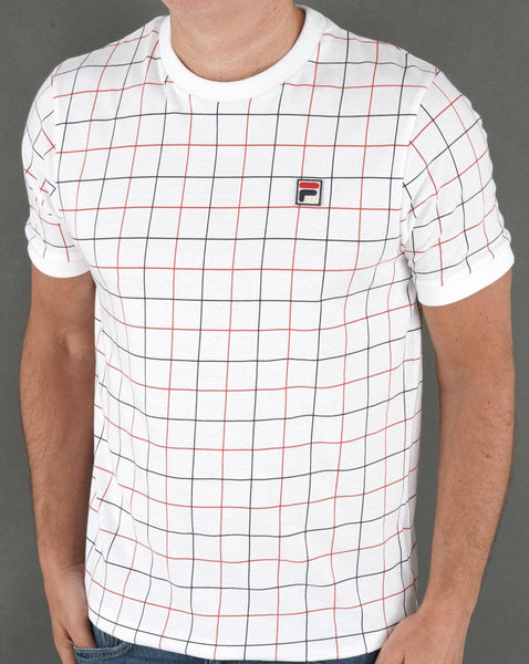 Fila Vintage Casbian T Shirt White