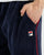 Fila Vintage Chevron Velour Track Pants Navy