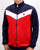 Fila Vintage Chevron Velour Track Top Navy/red/white