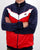 Fila Vintage Chevron Velour Track Top Navy/red/white