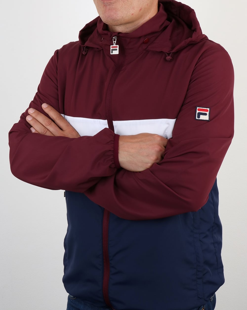Fila Vintage Cipolla 2 Jacket Navy/Burgundy