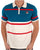 Fila Vintage Clarkson Polo Shirt Gardenia / Deep Lagoon / Red