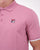 Fila Vintage Classic Polo Shirt Foxglove Pink