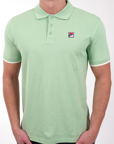 Fila Vintage Classic Polo Shirt Green