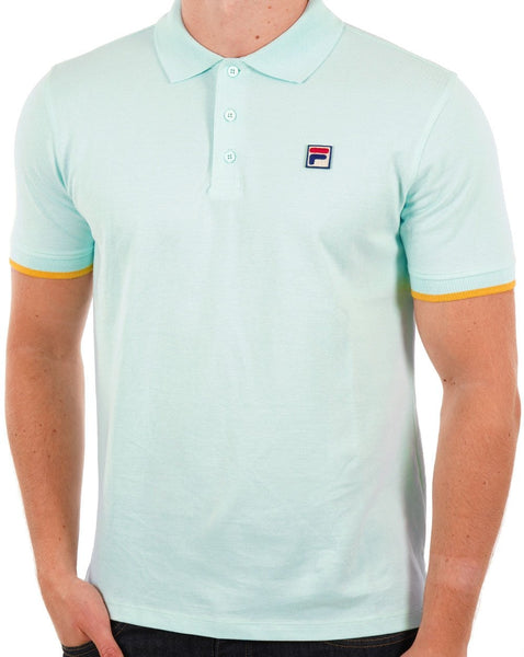Fila Vintage Classic Polo Shirt Mint