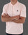 Fila Vintage Classic Polo Shirt Pink/White