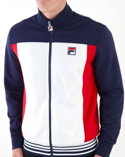 Fila Vintage Classic Track Top Navy White Red