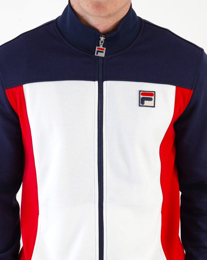Fila Vintage Classic Track Top Navy White Red