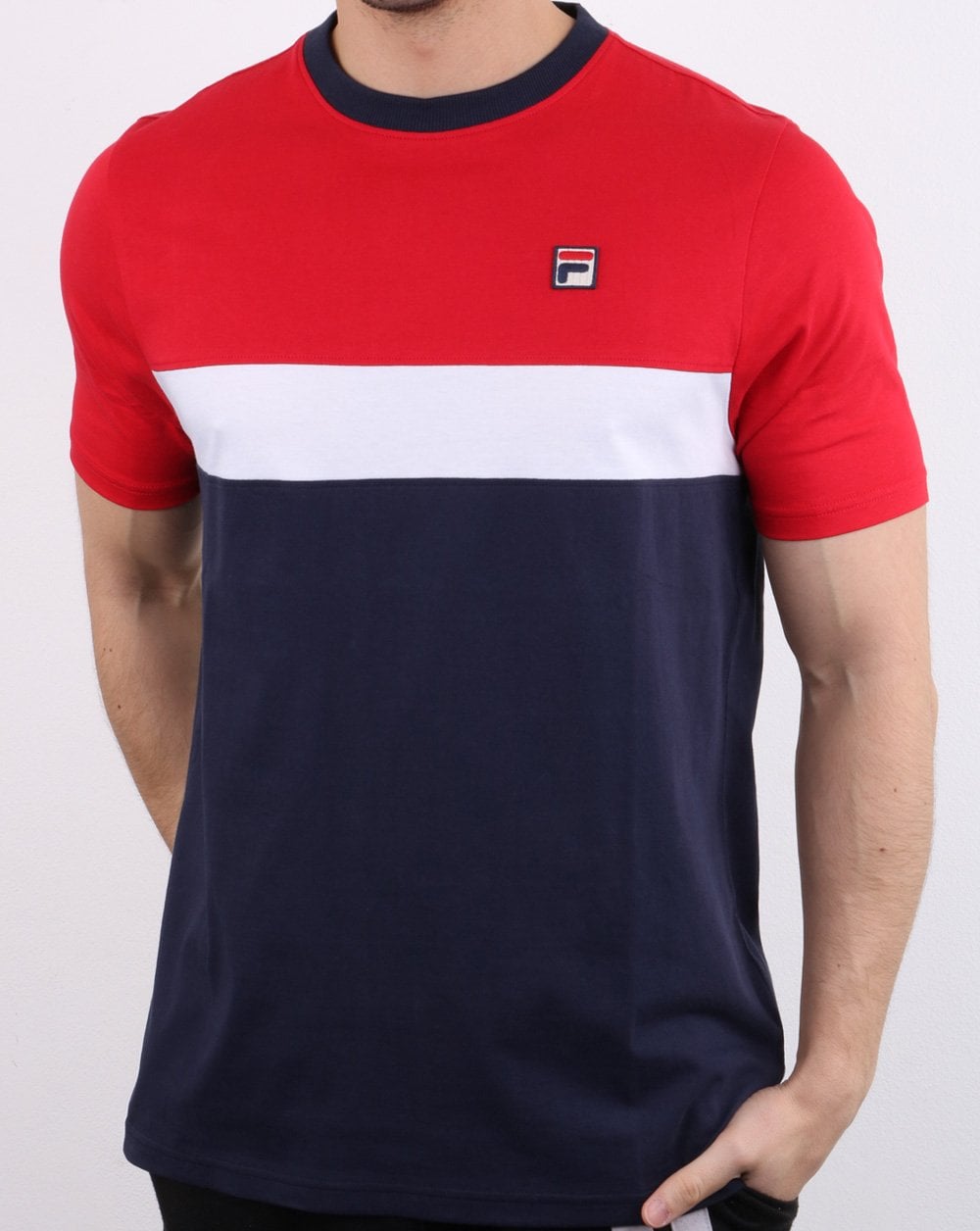 Fila Vintage Colours T-shirt Navy/Red/White